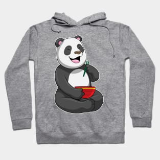 Panda with Bowl Ramen Hoodie